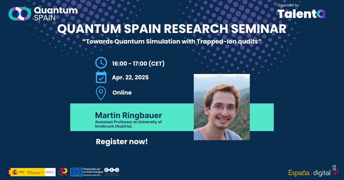 Seminario | MARTIN RINGBAUER | 22 de abril @4pm (CET)