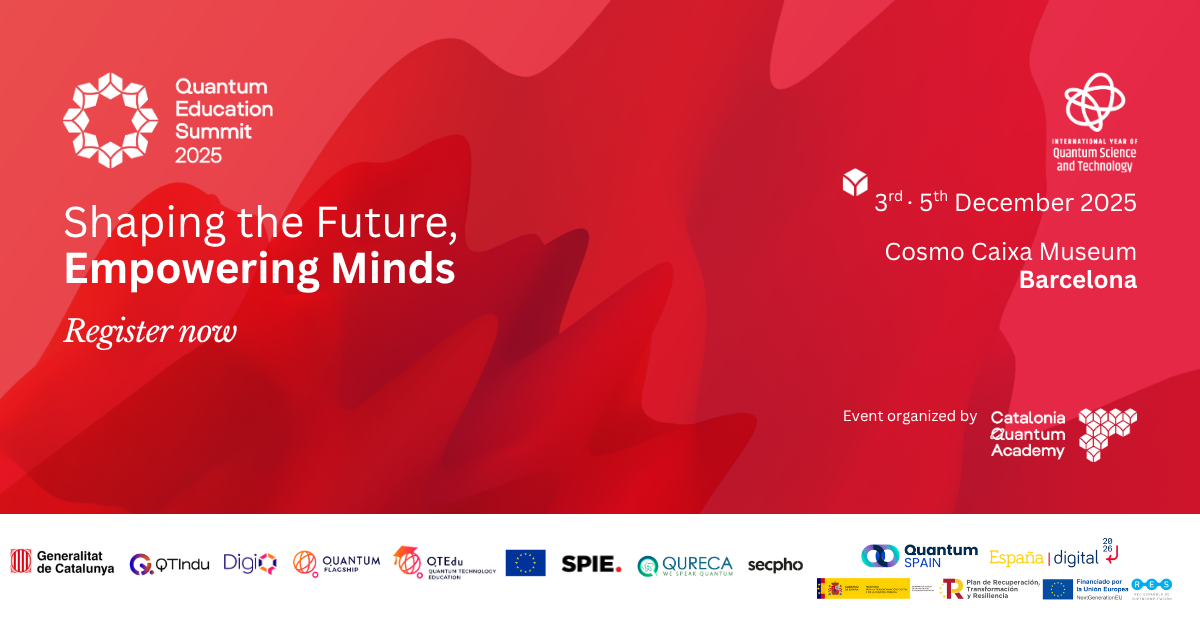Last week to register for the Quantum Education Summit 2025